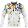 Colorful Music Notes White Version 3D All Over Printes-Apparel-HP Arts-Hoodie-S-Vibe Cosy™