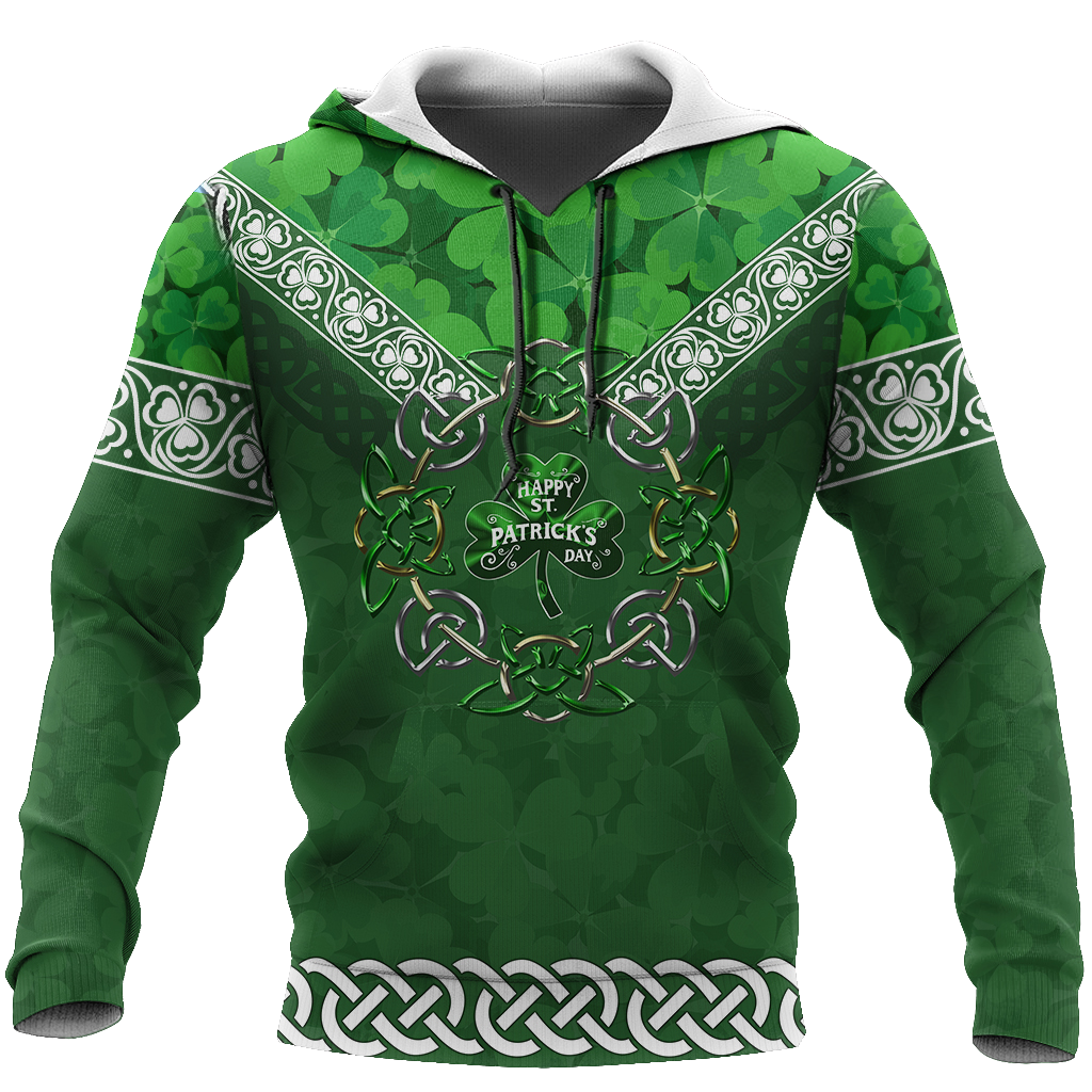 Irish Shamrock 3D All Over Printed Shirts For Men and Women AM270202-Apparel-TT-Hoodie-S-Vibe Cosy™