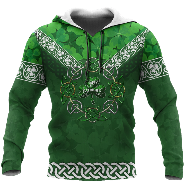 Irish Shamrock 3D All Over Printed Shirts For Men and Women AM270202-Apparel-TT-Hoodie-S-Vibe Cosy™