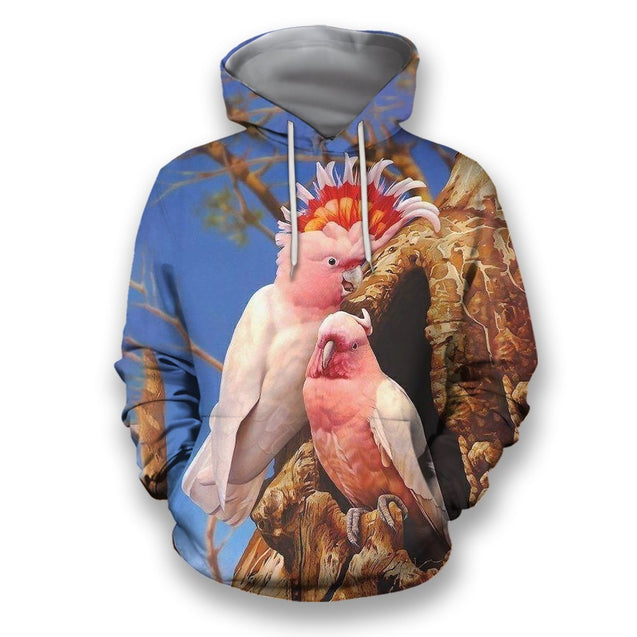 3D Printed Parrots Tops-Apparel-PHL-Hoodies-S-Vibe Cosy™