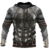 Irish Armor Warrior Knight Chainmail 3D All Over Printed Shirts For Men and Women AM260201-Apparel-TT-Zipped Hoodie-S-Vibe Cosy™