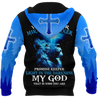 Way Maker Miracle Worker Promise Keeper Light In The Darkness Blue Lion All Over Printed Shirt - Amaze Style™-Apparel