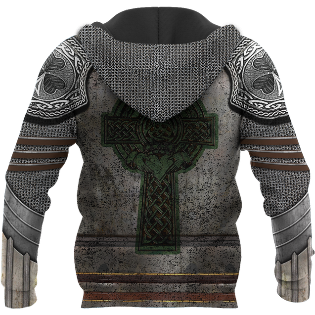 Irish Armor Warrior Chainmail 3D All Over Printed Shirts For Men and Women AM250204-Apparel-TT-Hoodie-S-Vibe Cosy™