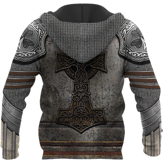 Irish Armor Warrior Chainmail 3D All Over Printed Shirts For Men and Women AM250203-Apparel-TT-Hoodie-S-Vibe Cosy™