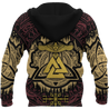 Valknut Viking All Over-ALL OVER PRINT HOODIES-HP Arts-Hoodie-S-Vibe Cosy™