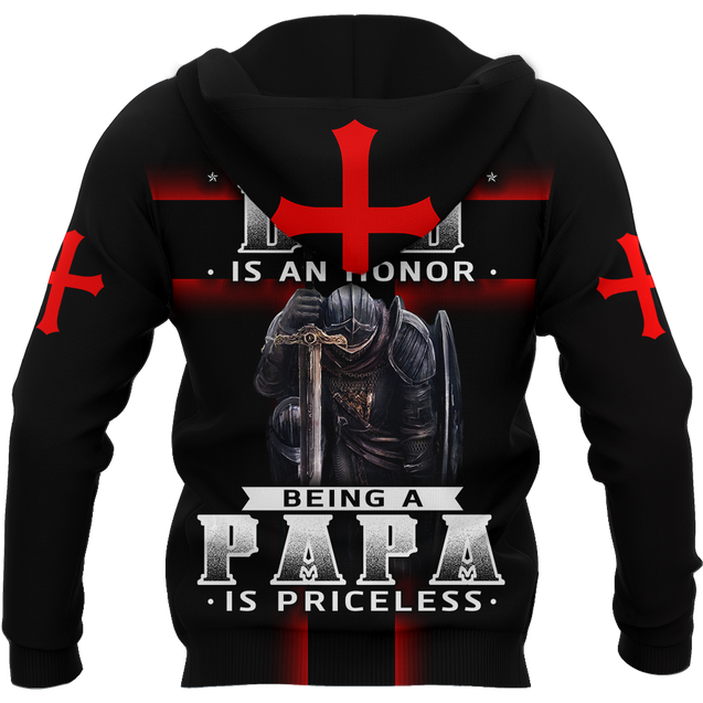 Being a Dad is an Honor Being a Papa is Priceless-Apparel-HP Arts-Hoodie-S-Vibe Cosy™