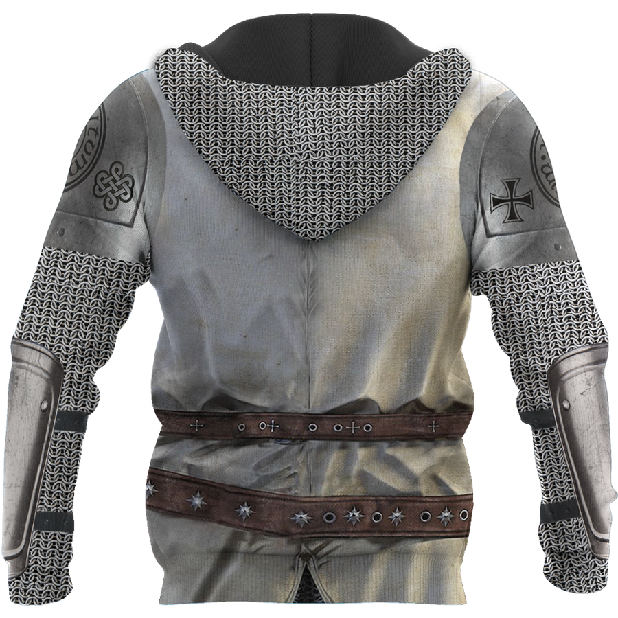 3D All Over Printed Knight Templar Version 3.0-Apparel-HP Arts-Hoodie-S-Vibe Cosy™