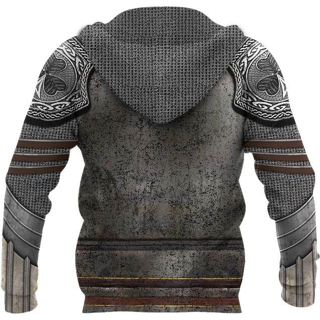 Irish Armor Knight Warrior Chainmail 3D All Over Printed Shirts For Men and Women AM050302-Apparel-TT-Hoodie-S-Vibe Cosy™