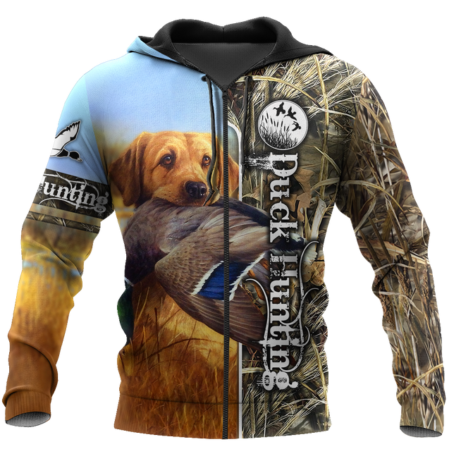 Mallard Duck Hunting 3D All Over Printed Shirts for Men and Women AM261104-Apparel-TT-Zipped Hoodie-S-Vibe Cosy™
