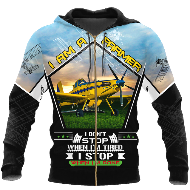 Farmer 3D All Over Printed Shirts for Men and Women AM240203-Apparel-TT-Zipped Hoodie-S-Vibe Cosy™