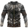 Irish Armor Knight Warrior Chainmail 3D All Over Printed Shirts For Men and Women AM050302-Apparel-TT-Zipped Hoodie-S-Vibe Cosy™