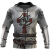 3D All Over Printed Knight Templar Version 3.0-Apparel-HP Arts-ZIPPED HOODIE-S-Vibe Cosy™