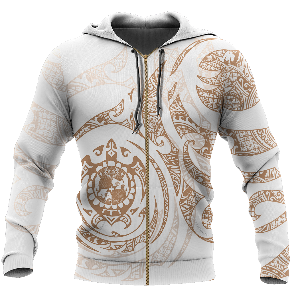 Tonga in My Heart Polynesian Tattoo Style 3D Printed Shirts AM190202-Apparel-TT-Zipped Hoodie-S-Vibe Cosy™