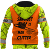 3D Chainsaw Logger Quotes Custom Name Unisex Shirts AM112047