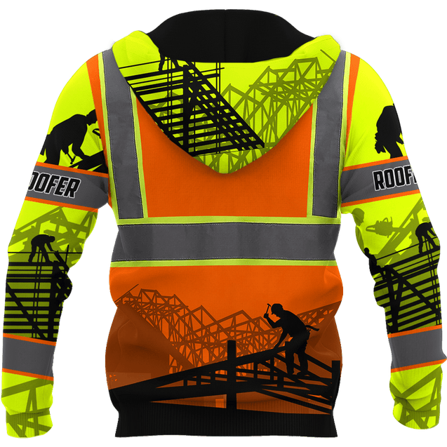 Premium Unisex All Over Printed Roofer Personalized Shirts MEI