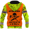 3D Chainsaw Logger Custom Name Unisex Shirts AM102055