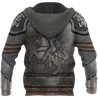 Lithuania Armor Knight Warrior Chainmail 3D All Over Printed Shirts For Men and Women AM120302-Apparel-TT-Hoodie-S-Vibe Cosy™