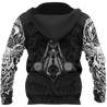 Odin Viking Tattoo Style Pullover-Apparel-HP Arts-Hoodie-S-Vibe Cosy™