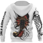 November King Tribal Tattoo 3D All Over Printed Shirts For Men and Women
