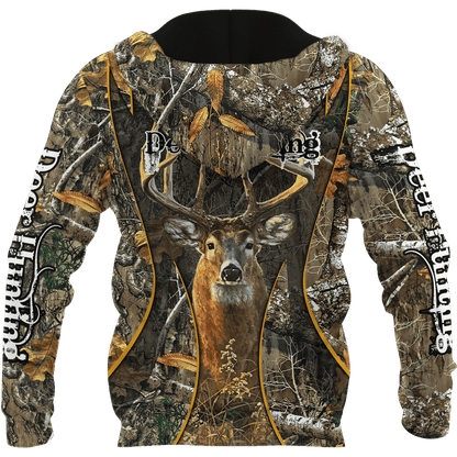 Deer Hunting 3D All Over Printed Shirts For Men LAM