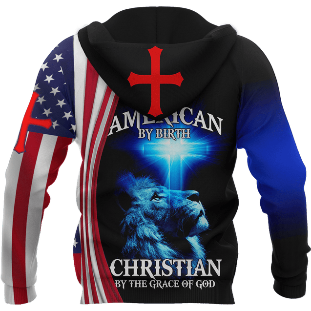 American By Birth Christian By The Grace Of God 3D All Over Printed Shirts For Men and Women TA09082002