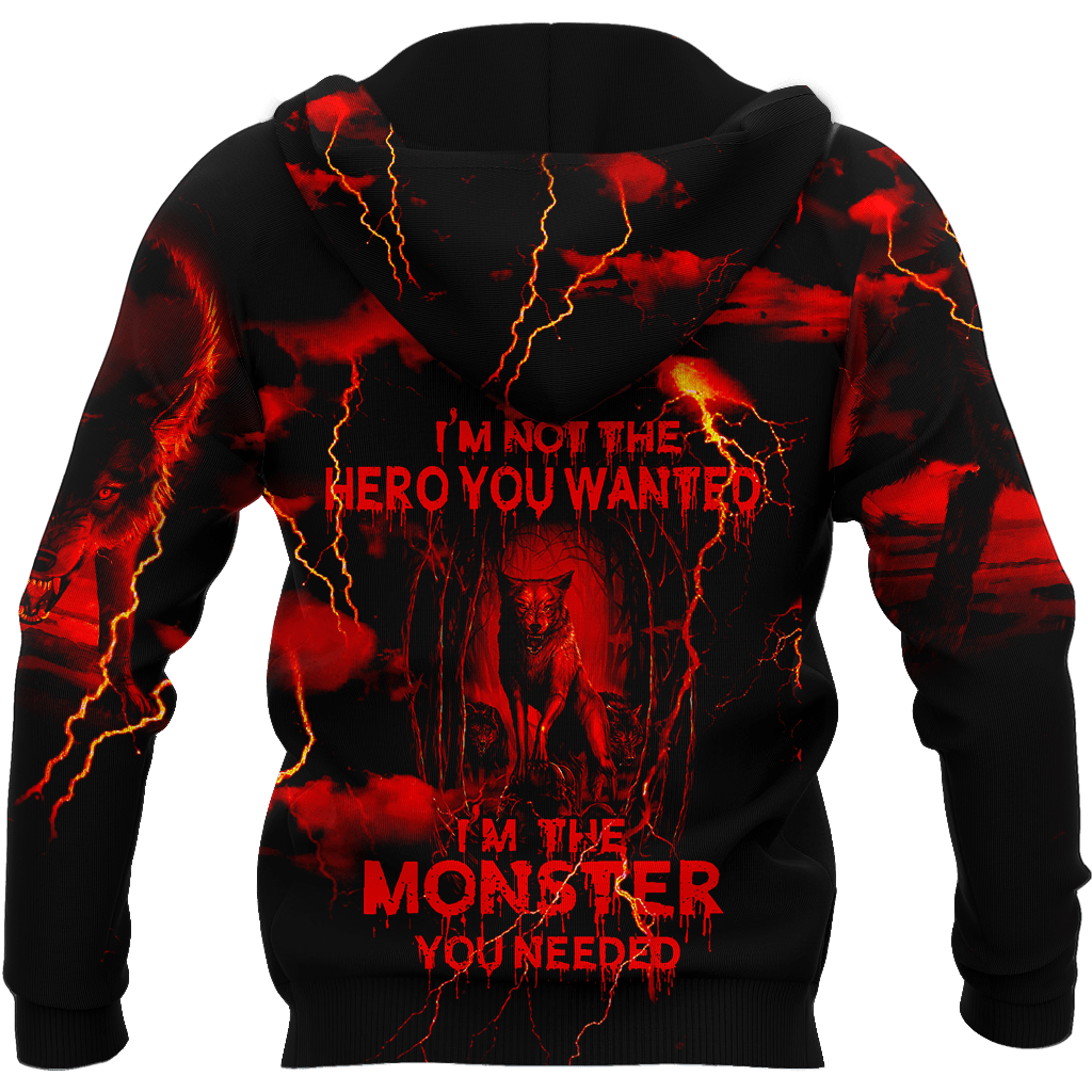 Wolf 3D All Over Printed Hoodie For Men and Women AM082070