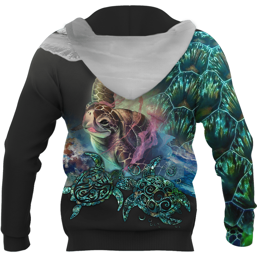 Turtle 3D hoodie shirt for men and women customize name AM102024