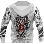 King Cobra Tattoo 3D All Over Printed Shirt for Men and Women
