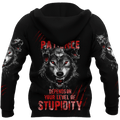 Wolf 3D All Over Printed Hoodie For Men and Women AM082071