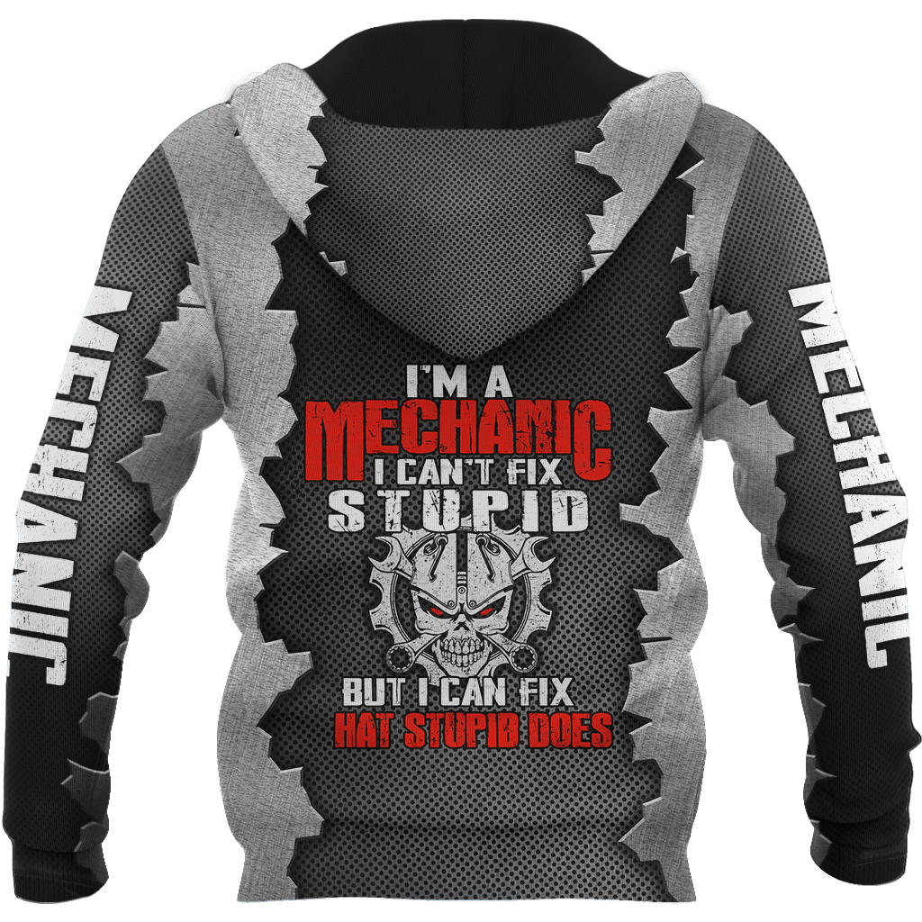 Mechanic 3D All Over Printed Hoodie For Men and Women TN16092001