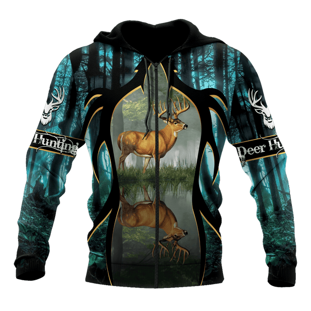 3D Unisex Hoodie Deer Hunting