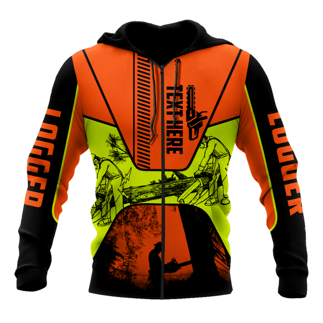 Premium Chainsaw Logger Custom Name Unisex Shirts AM112030