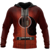 Wood Guitar 3D All Over Printes-Apparel-HP Arts-Zipped Hoodie-S-Vibe Cosy™