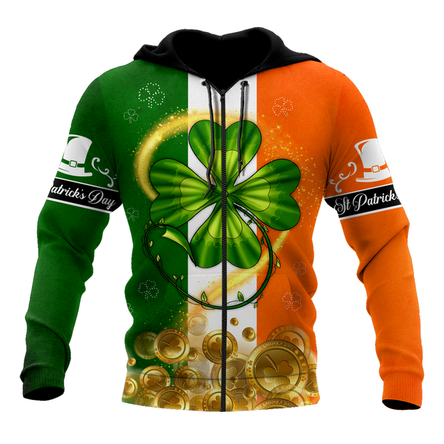 Irish St.Patrick day 3d hoodie shirt for men and women AM112036