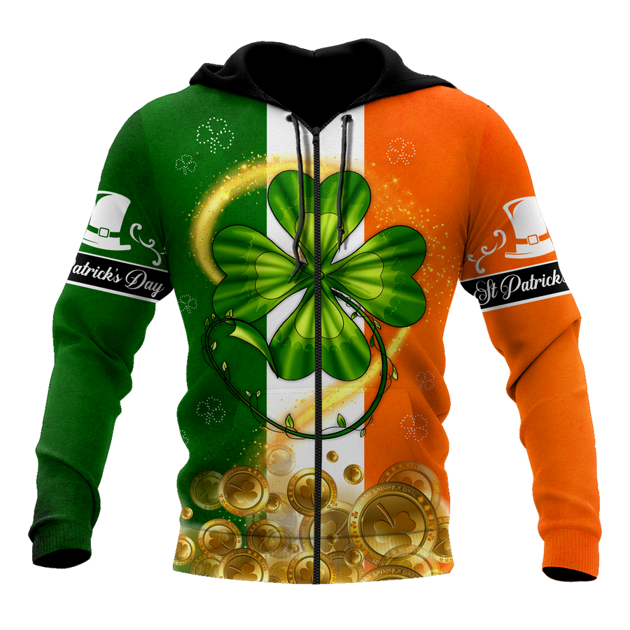 Irish St.Patrick day 3d hoodie shirt for men and women AM112036