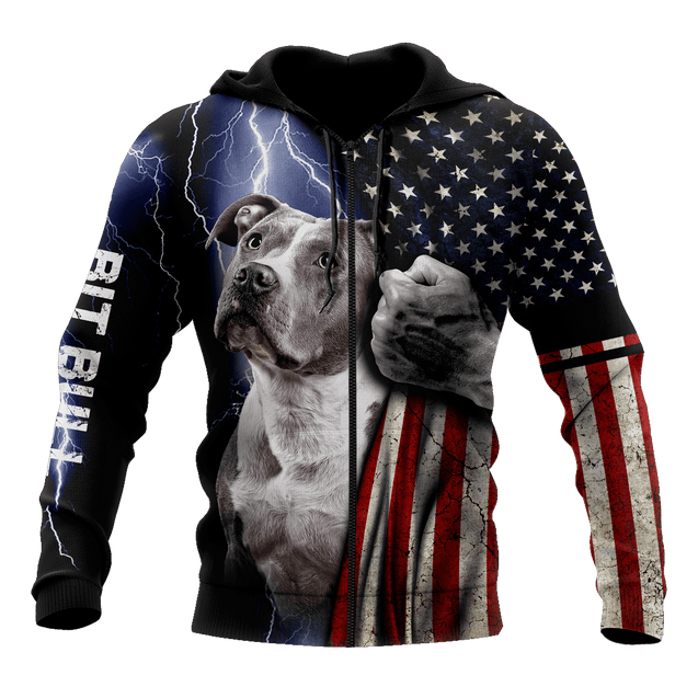 Pit Bull There Is Only One Dangerous Breed Humans Hoodie AM092052