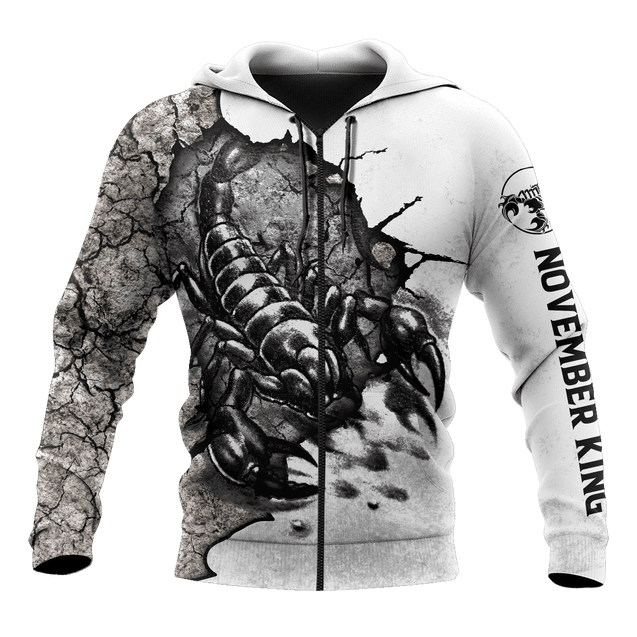 Scorpio November King 3D All Over Printed Shirts For Men and Women