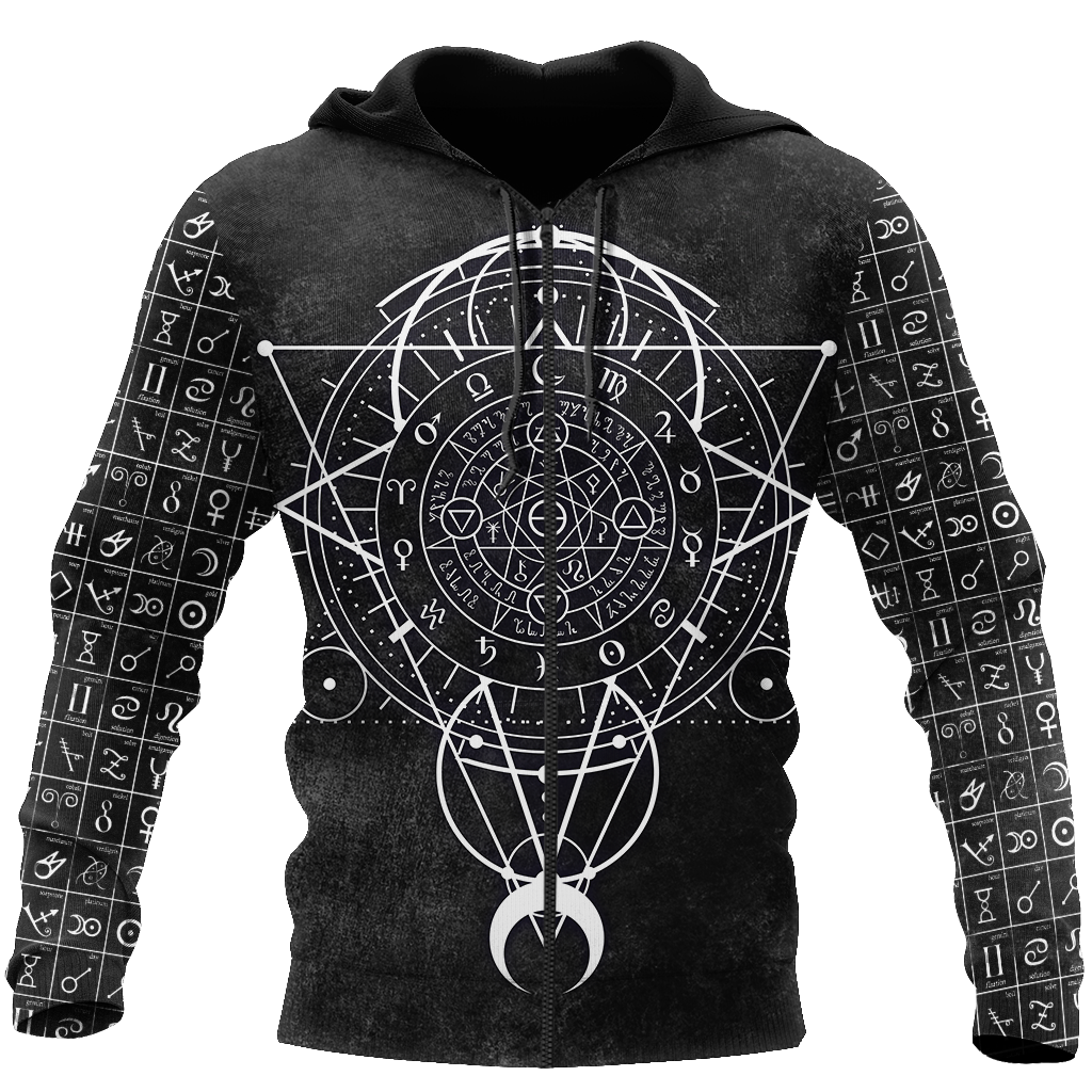 Alchemy Art 3D All Over Printed Shirts Hoodie AM310501-Apparel-MP-Zipped Hoodie-S-Vibe Cosy™