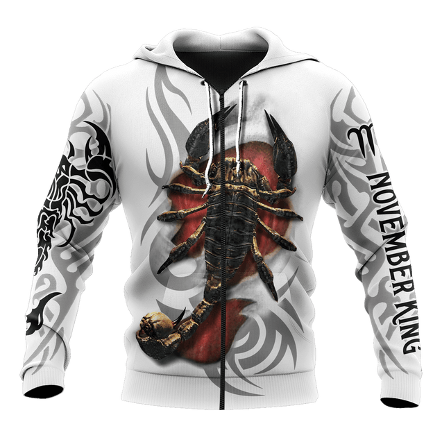 November King Tribal Tattoo 3D All Over Printed Shirts For Men and Women