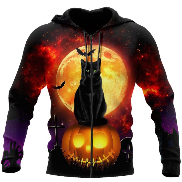 Halloween Black Cat 3D For Men And Woman AM072084-LAM