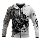 Scorpio Tattoo All Over Printed Shirt for Men and Women
