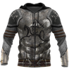 Lithuania Armor Knight Warrior Chainmail 3D All Over Printed Shirts For Men and Women AM120301-Apparel-TT-Zipped Hoodie-S-Vibe Cosy™