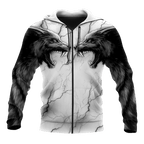 Tattoo wolf 3D hoodie shirt for men and women AM102014