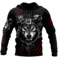 Wolf 3D All Over Printed Hoodie For Men and Women AM082071S1