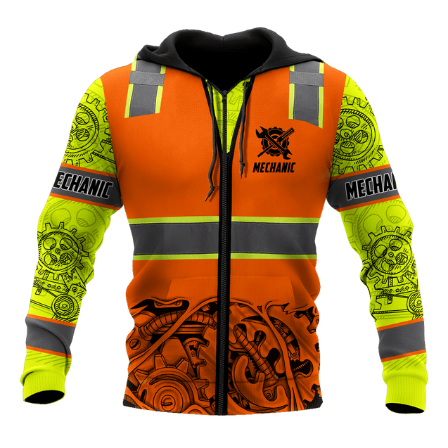 Mechanic 3D All Over Printed Hoodie For Men and Women AM102026