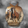 3D All Over Print Horses Running Together-Apparel-Phaethon-Zip-S-Vibe Cosy™