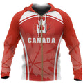 Canada Maple Leaf Zipper Hoodie - S. Style PL-Apparel-PL8386-Zipped Hoodie-S-Vibe Cosy™