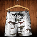3D All Over Printed Dinosaurs Shirts and Shorts-3D All Over Printed Clothes-HP Arts-Shorts-XS-Vibe Cosy™