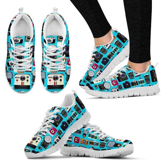 I Love Photography Women's Sneakers-6teenth World™-Women's Sneakers-US5 (EU35)-Vibe Cosy™