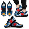 Hibiscus And Sun Sneakers - AH-SNEAKERS-Alohawaii-Men's Sneakers-US5 (EU38)-Black-Vibe Cosy™